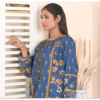 SPLENDA – 3 PC UNSTITCHED (COBALT BLUE) - Image 3