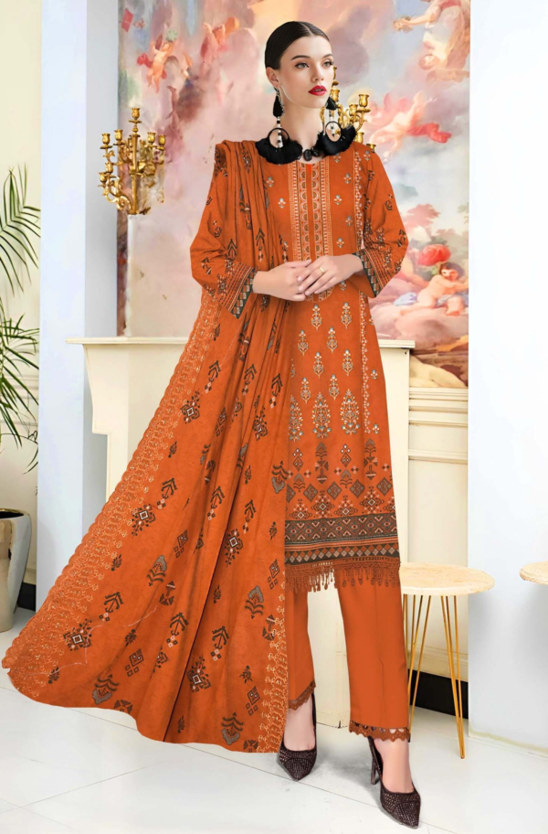 SHOKH-E-ADA (شوخِ ادا ) – 3 PC UNSTITCHED - Image 2