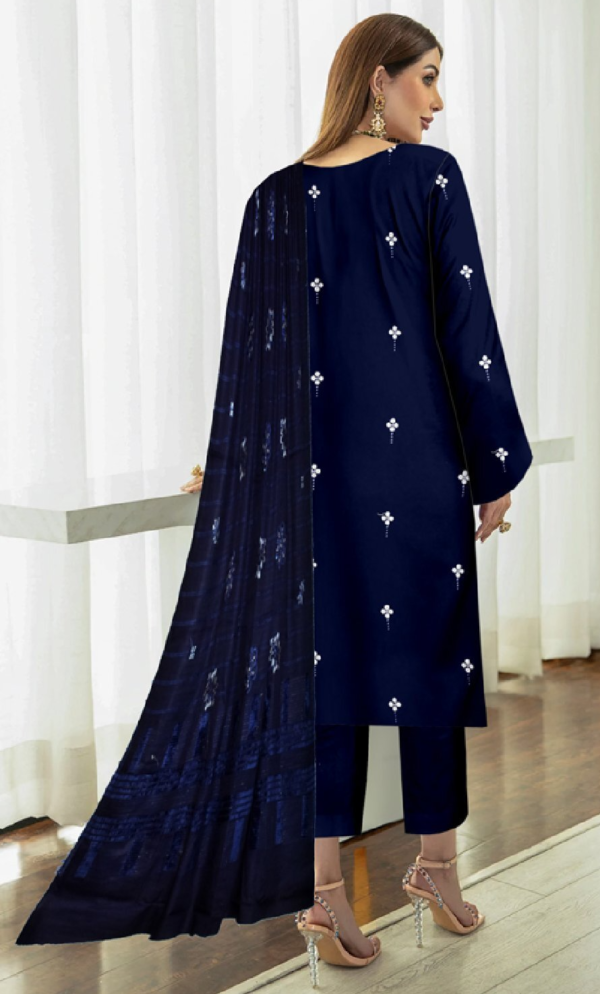 GUL-E-RUKH (LUXURY)– 3 PC UNSTITCHED - Image 2