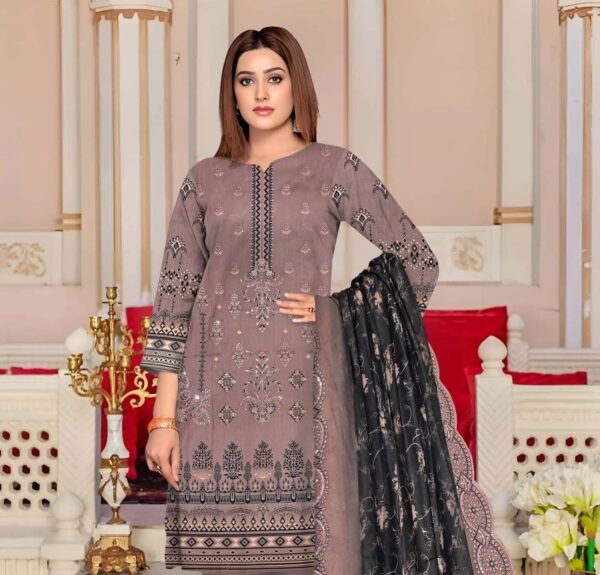 NAZ-E-SINGAR – 3 PC UNSTITCHED