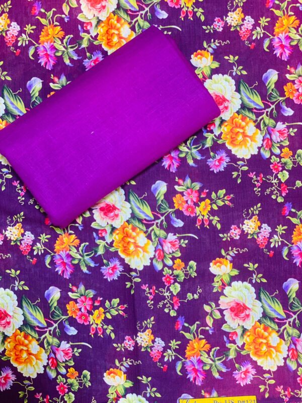 2 PIECE-DIGITALLY PRINTED BANA DORA LAWN
